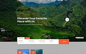 旅行社旅行机构服务网站模板