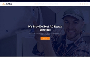 家电设备维修服务机构网站模板