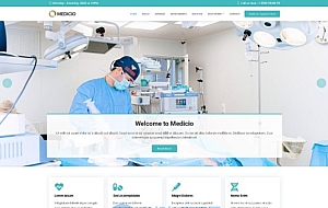 Bootstrap医疗服务机构网站模板