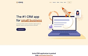 CRM客户管理系统软件企业网站模板