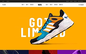 品牌运动鞋服商城HTML5模板