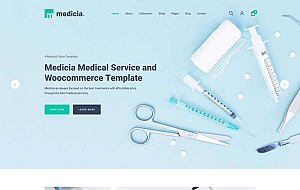 医疗保健用品电子商务HTML5模板