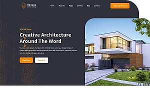 建筑设计公司官网HTML模板