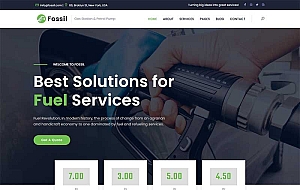 加油燃料环保企业官网HTML模板