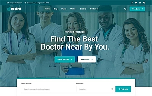 在线医生咨询服务主页HTML模板