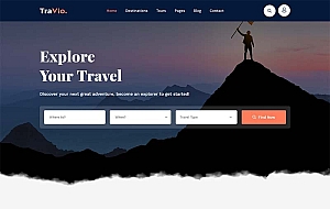html5旅游旅行社官网模板