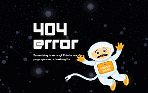 太空探秘404页面