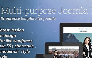 [精仿]Effortless企业工作室Joomla模板