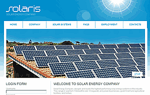 SOLARIS 太阳能企业 JOOMLA模板