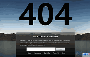 响应式炫酷404页面模板 非常炫酷的404页面