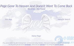 天使翅膀404页面模板 天使翅膀，不支持响应式