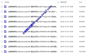 一小时建站讲座适合网创新手学网站建设视频教程共30课高清版