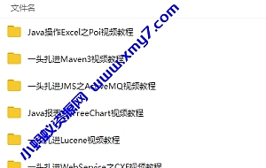 Java一头扎进项目实战系列课程视频教程