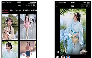 微信云开发AI短视频一键换脸小程序源码/带流量主