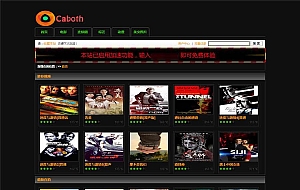 苹果CMS模板/caboth黑色风格影视网站主题模板