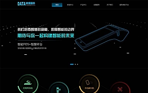 (自适应手机端) 移动支付设备pos机网站源码 刷卡pos机金融数据支付电子科技公司网站pbootcms模板