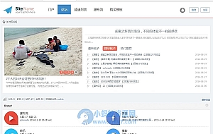 Simple时尚设计网站模板 discuz模板