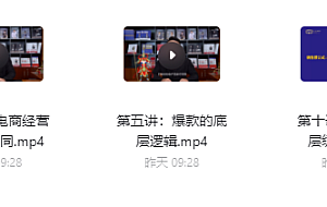 带你掌握电商盈利的底层逻辑