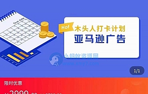 亚马逊木头人广告课,完整的亚马逊广告认知和实际可执行的广告打法