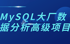 MySQL大厂数据分析高级项目
