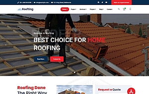 响应式的房屋建筑工程企业html模板