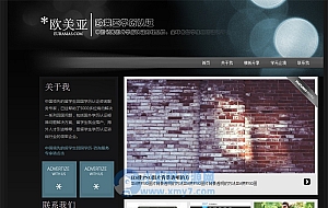 织梦黑色个人分享博客整站程序