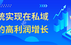 系统实现在私域中的高利润增长
