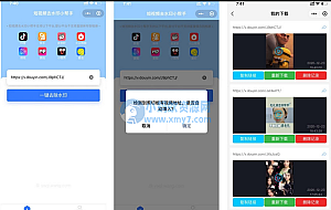 短视频去水印小帮手微信小程序源码带后台