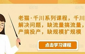 1680老猫抖音千川系列课程