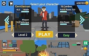 手机格斗闯关游戏 狂徒巷战