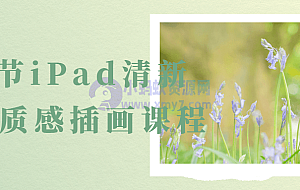 22节iPad清新治愈质感插画课程