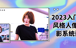 2023入门多风格人像摄影系统课