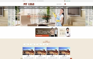 家政服务公司类网站pbootcms模板(带手机端)