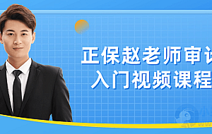 正保赵老师审计入门视频课程