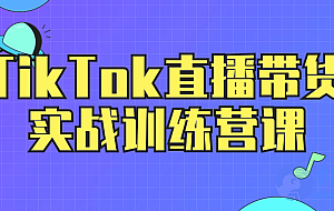 TikTok直播带货实战训练营课
