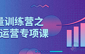 流量训练营之内容运营专项课