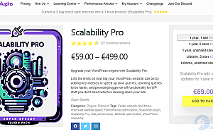 WordPress 数据库优化插件开心免费版–Scalability Pro v5.64