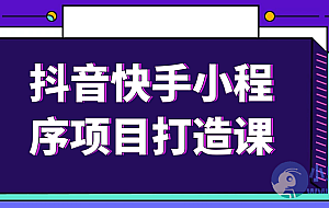 抖音快手小程序项目打造课