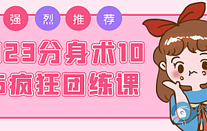 2023分身术10+5疯狂团练课