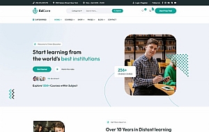 特色课程网络教育服务机构网站模板