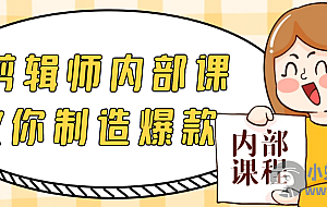 IP剪辑师内部课教你制造爆款