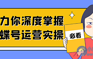 助力你深度掌握蝴蝶号运营实操