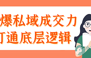 引爆私域成交力打通底层逻辑