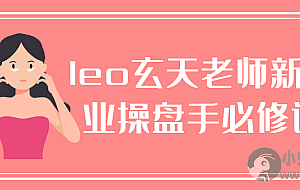 leo玄天老师新美业操盘手必修课