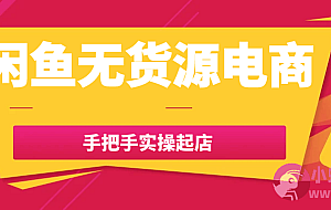 闲鱼无货源电商手把手实操起店