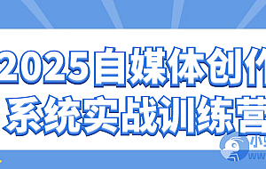 2025自媒体创作系统实战训练营