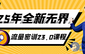 25年全新无界流量密训23.0课程