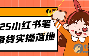 2025小红书笔记带货实操落地
