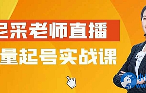 尼采老师直播流量起号实战课
