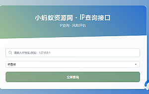 最新IP地址信息查询系统源码_含API接口_首发